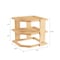 Hastings Home 3-Tier Bamboo Corner Shelf for Kitchen or Bathroom Cabinet, Countertop, Cupboard Storage, Organizer 506761YNS - alternate 3